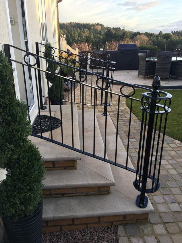 Wrought Iron hand rail